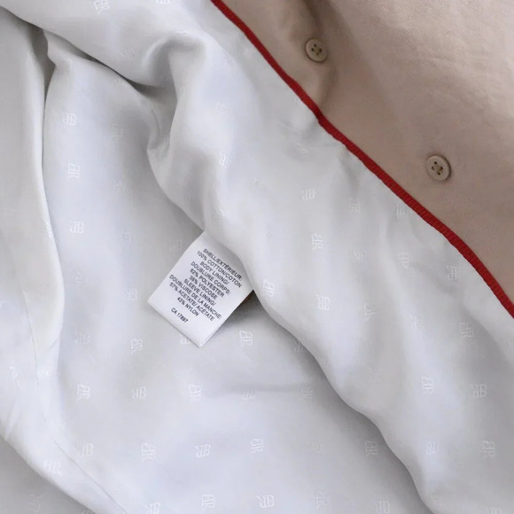 Banana Republic Beige Button Up Trench Midi Double Breasted With Belt Coat XS - Picture 12 of 13